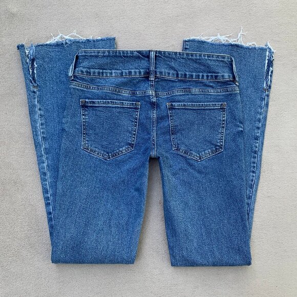 Pacsun Stretch Low Rise Boot 2-Button Jeans Sz27 - Picture 8 of 16